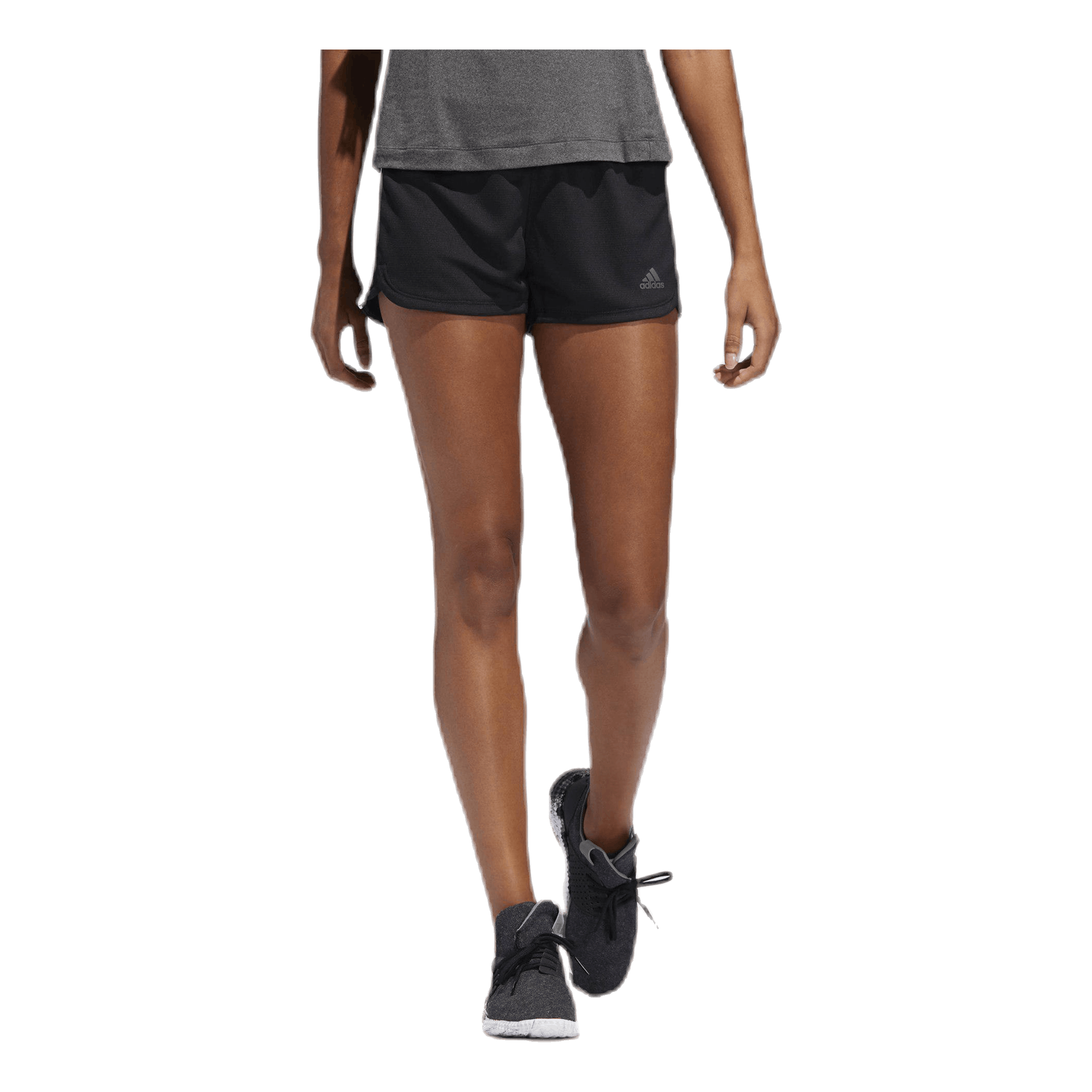 ADIDAS Pacer 3-Stripes Knit Shorts Black 1 ADIDAS Pacer 3-Stripes Knit Shorts Black