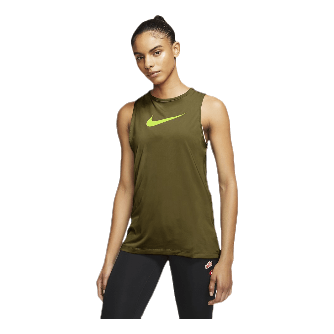 Nike Essential Swoosh Tank Green/Yellow 1 Nike Essential Swoosh Tank Green/Yellow