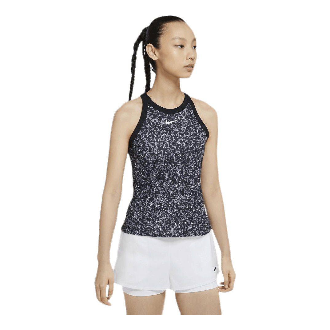 Nike Court Dry Printed Tank White/Black 1 Nike Court Dry Printed Tank White/Black