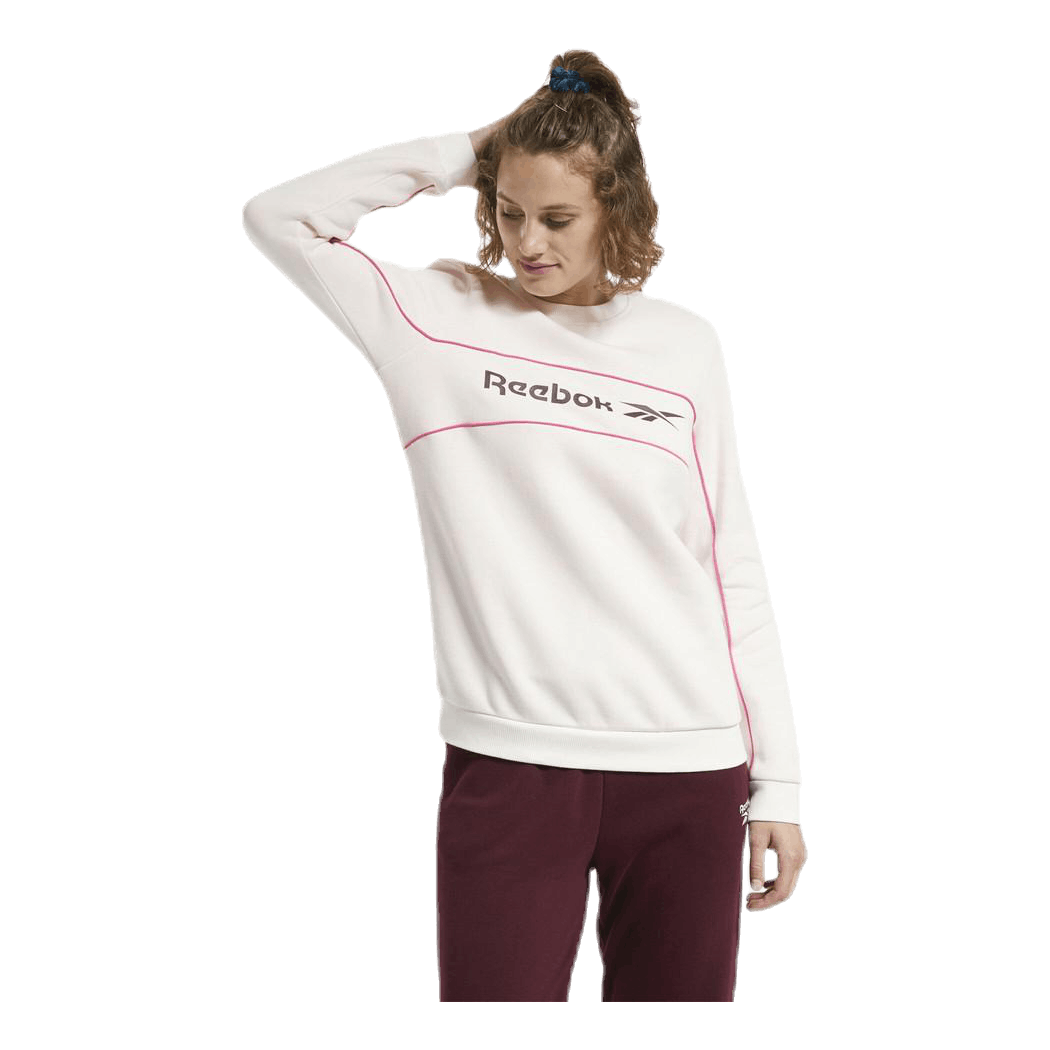 Reebok Classic Cl F Linear Crew Pink/White 1 Reebok Classic Cl F Linear Crew Pink/White