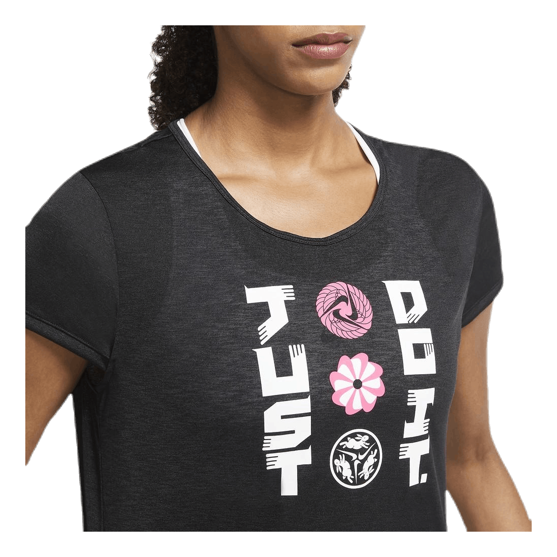 Nike Icon Clash SS Top White/Black 3 Nike Icon Clash SS Top White/Black - Bilde 3