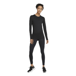 Nike Pro Therma Crew Black/Grey -Billig Jakker butikk 005 685974ff26ac4771a59126e0f1bb08f9