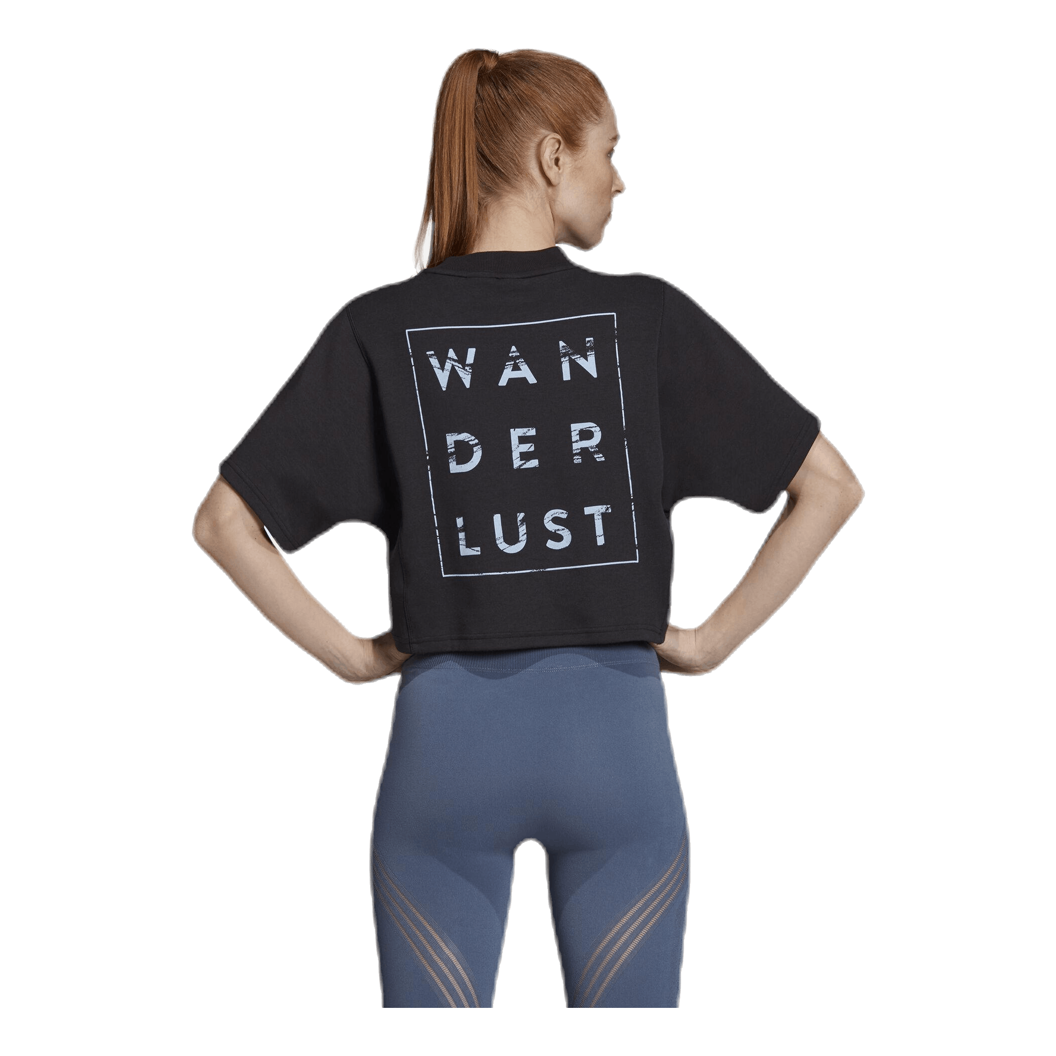 ADIDAS Loose Tee Wanderlust Black 3 ADIDAS Loose Tee Wanderlust Black - Bilde 3