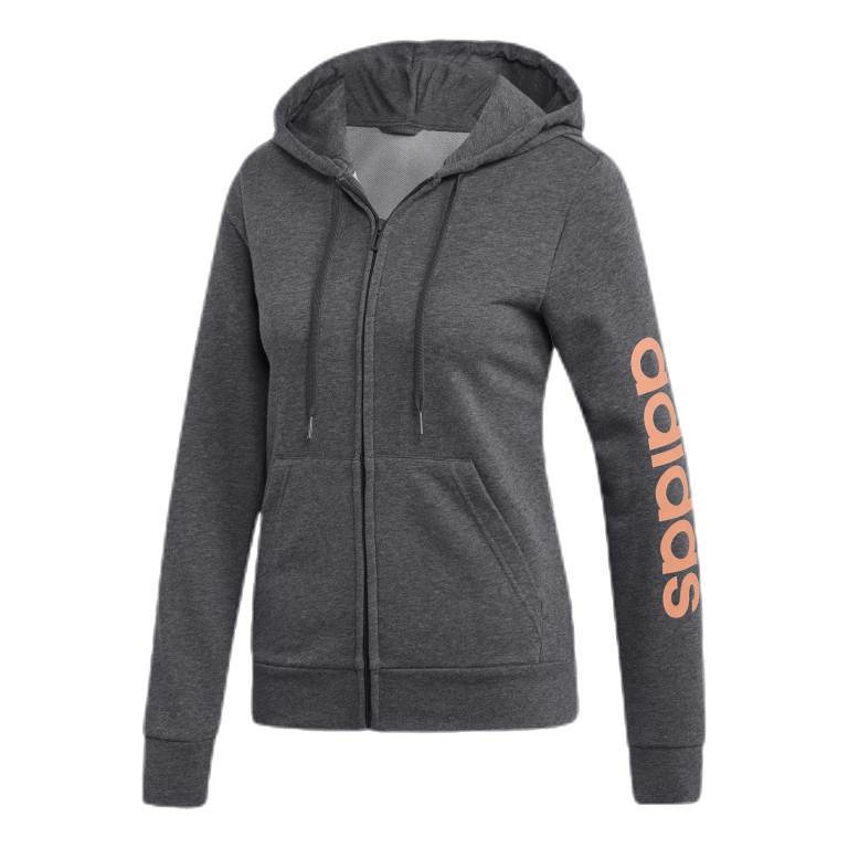 ADIDAS Linear Full Zip Hood Grey 7 ADIDAS Linear Full Zip Hood Grey - Bilde 7