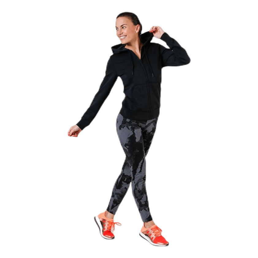 ADIDAS Essentials Linear Full Zip Hoodie Black / White 5 ADIDAS Essentials Linear Full Zip Hoodie Black / White - Bilde 5