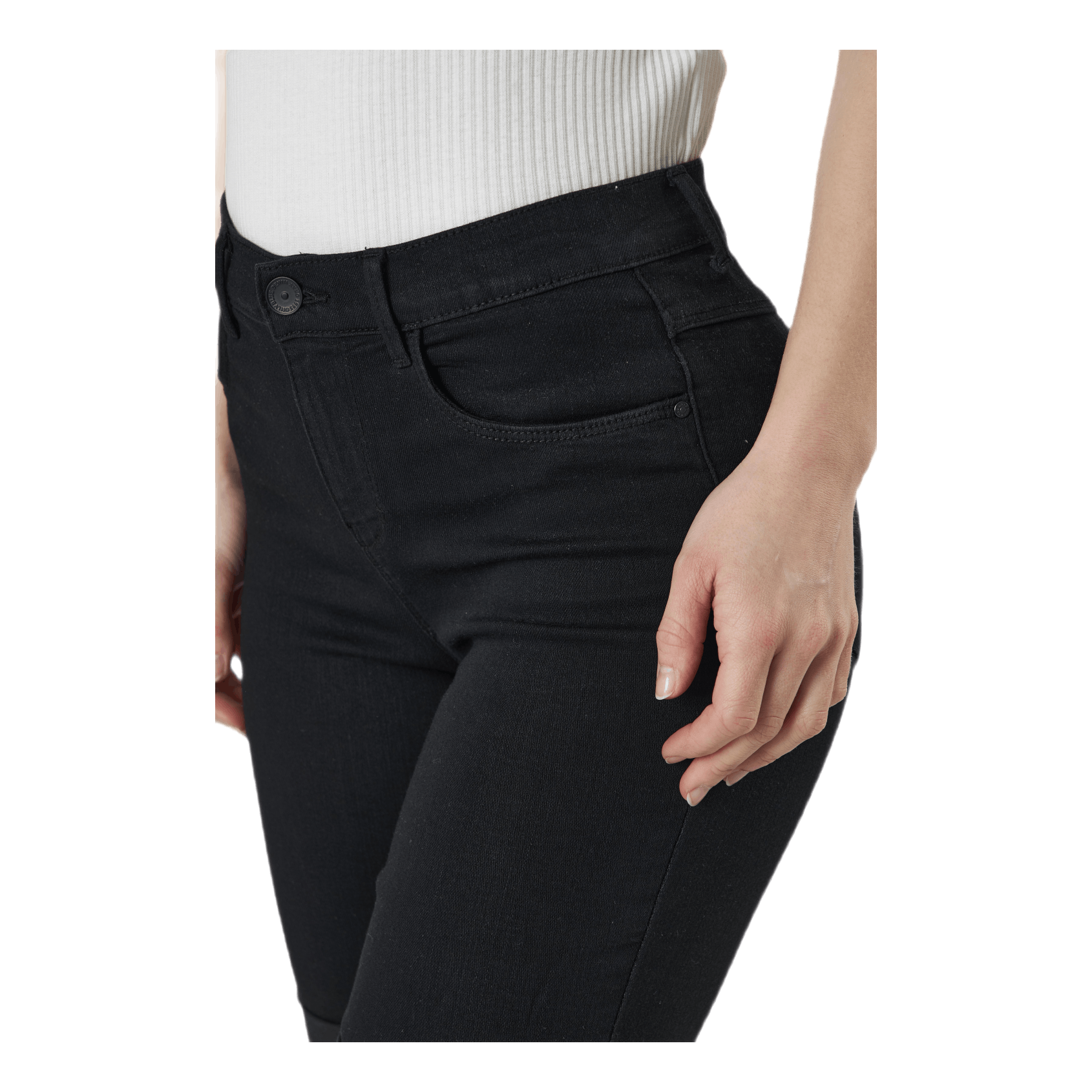 ONLY Rain Mid Long Shorts Black 4 ONLY Rain Mid Long Shorts Black - Bilde 4