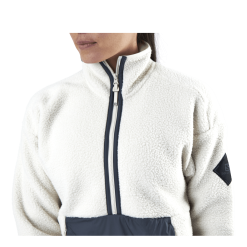 Salomon Snowshelter Teddy Half Zip White -Billig Jakker butikk 09361 49 005