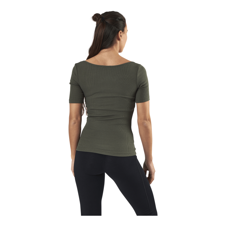 Bread & Boxers T-shirt Ribbed Green 5 Bread & Boxers T-shirt Ribbed Green - Bilde 5