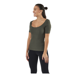 Bread & Boxers T-shirt Ribbed Green 7 Bread & Boxers T-shirt Ribbed Green -Billig Jakker butikk 09403 07 004