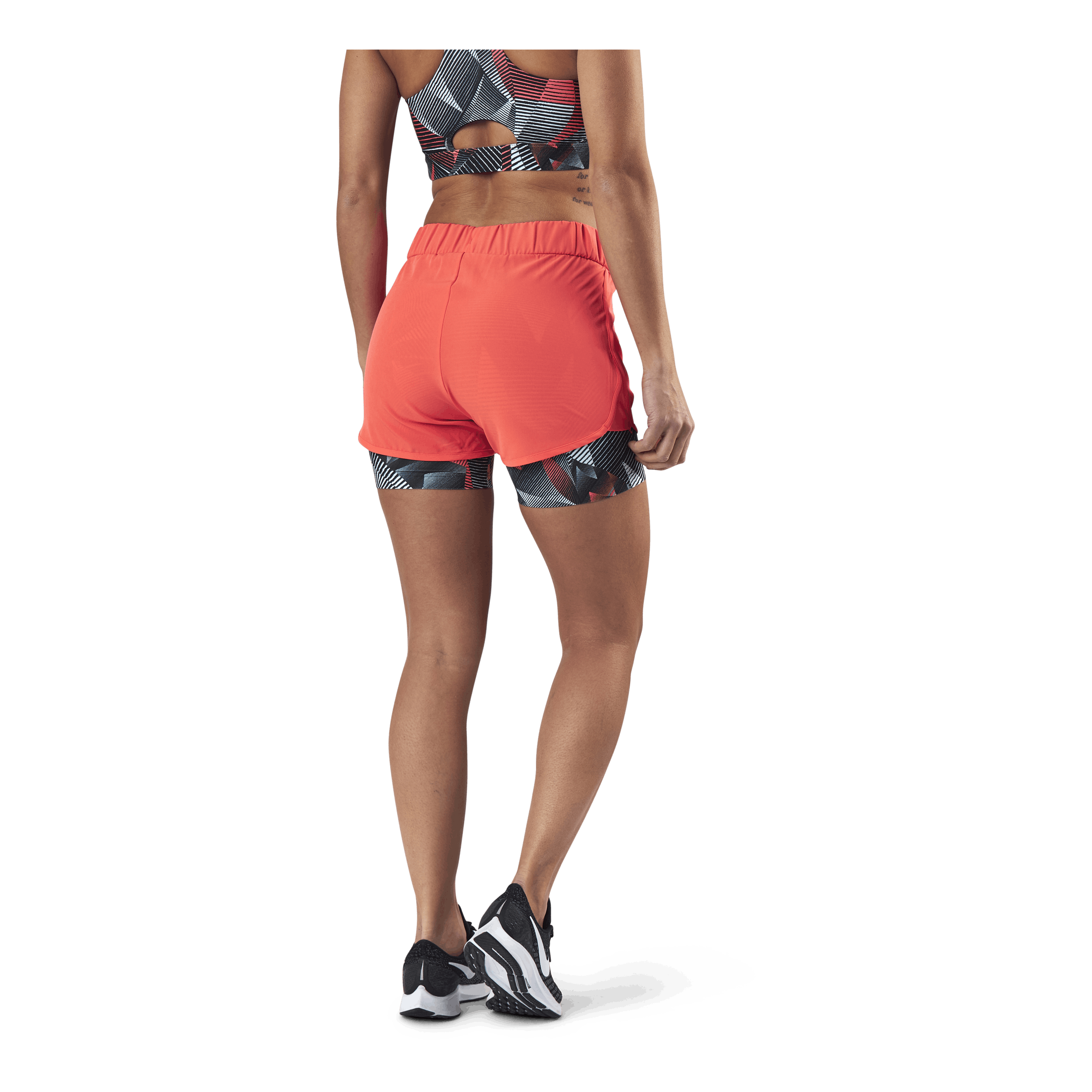 Only Play Judie Aop Loose Training Shorts Red 4 Only Play Judie Aop Loose Training Shorts Red - Bilde 4