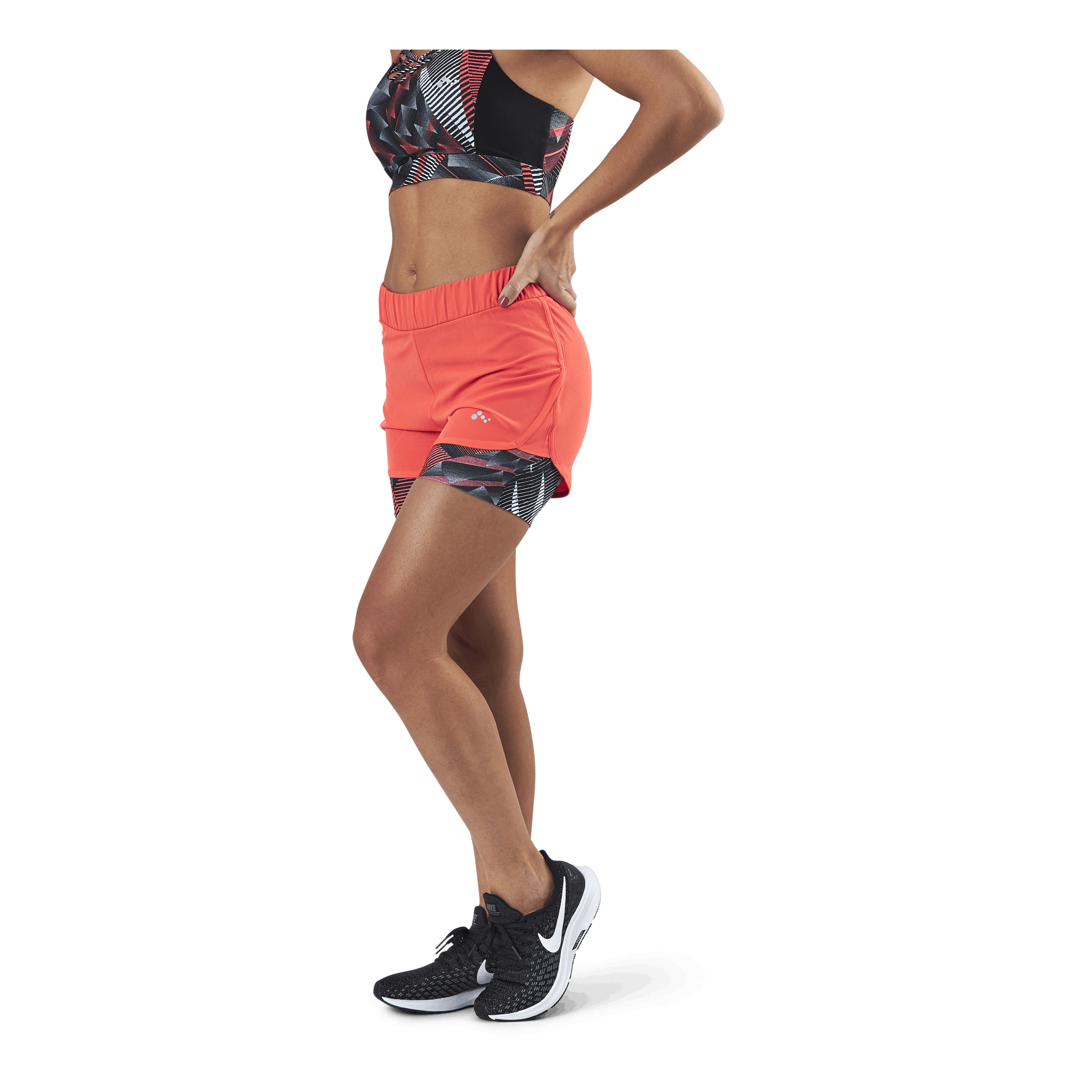 Only Play Judie Aop Loose Training Shorts Red 3 Only Play Judie Aop Loose Training Shorts Red - Bilde 3