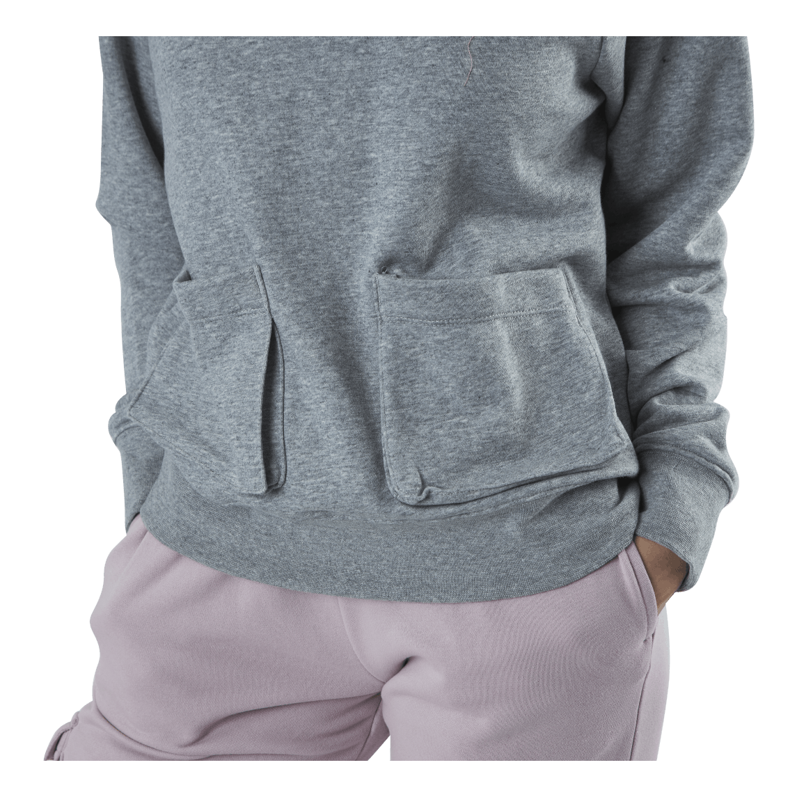 Nike Nsw Swoosh Hoodie Ft Grey 5 Nike Nsw Swoosh Hoodie Ft Grey - Bilde 5