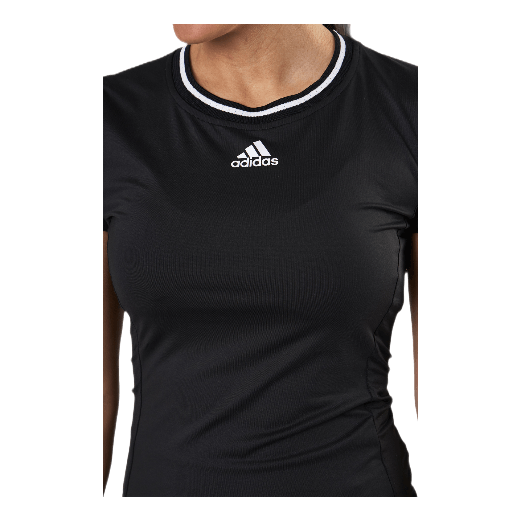 ADIDAS TENNIS Match Tee Aeroready White/Black 5 ADIDAS TENNIS Match Tee Aeroready White/Black - Bilde 5