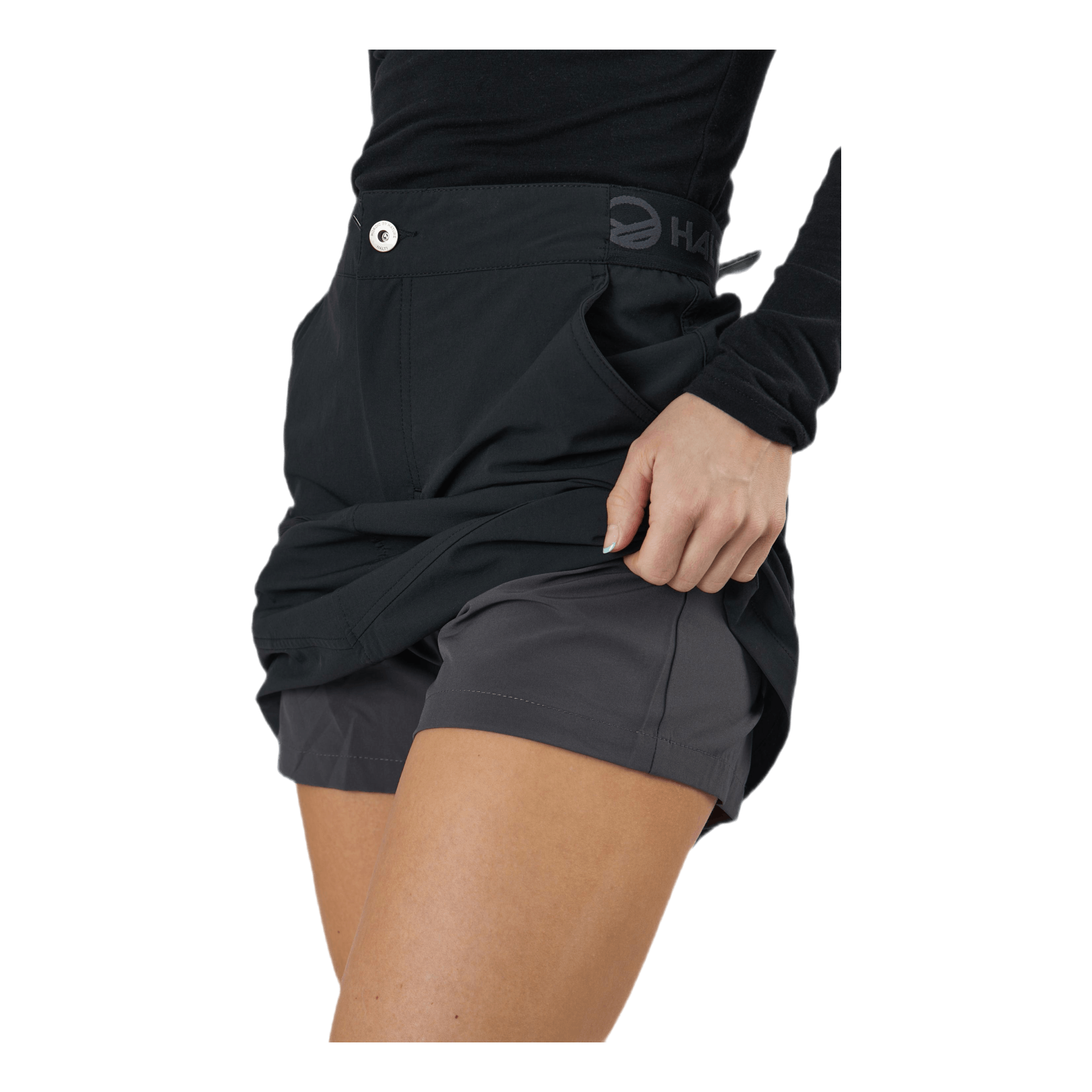 Halti Pallas X-Stretch Skort Black 5 Halti Pallas X-Stretch Skort Black - Bilde 5