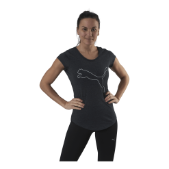 Puma Performance Heather Cat Tee Grey