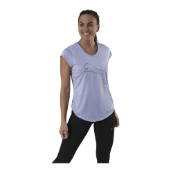 Puma Performance Heather Cat Tee Purple