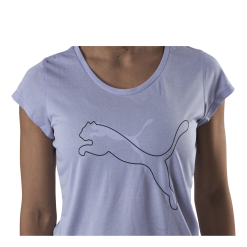 Puma Performance Heather Cat Tee Purple -Billig Jakker butikk 09437 76 005