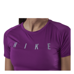 Nike Miler Run Division Top SS Purple -Billig Jakker butikk 09440 66 004