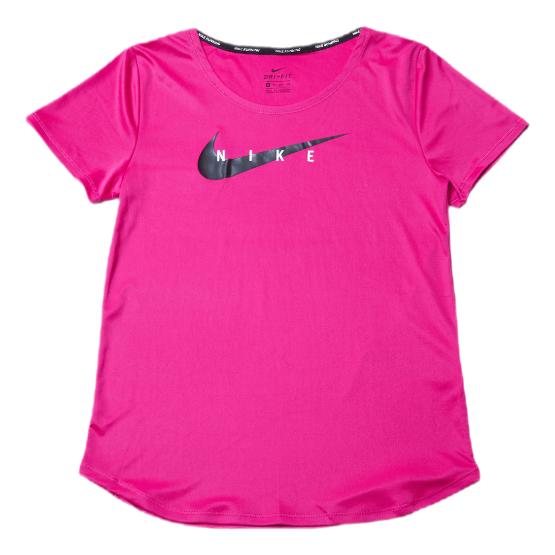 Nike Swoosh Run Top SS Silver/Red 4 Nike Swoosh Run Top SS Silver/Red - Bilde 4