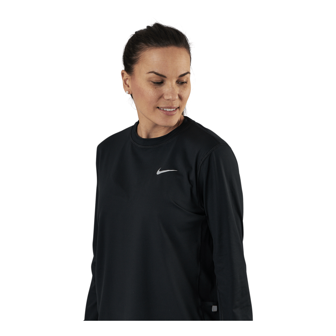 Nike Dri-FIT Element Women's Running Crew BLACK/REFLECTIVE SILV 4 Nike Dri-FIT Element Women's Running Crew BLACK/REFLECTIVE SILV - Bilde 4
