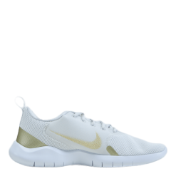 Nike Flex Experience Run 10 White/Gold -Billig Jakker butikk 09442 13 003