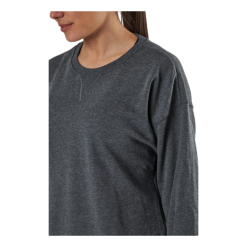 Nike Yoga French Terry Fleece LS Black/Grey -Billig Jakker butikk 09442 34 005