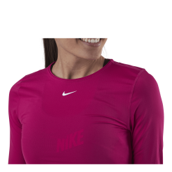 Nike Pro LS Mesh Top Red -Billig Jakker butikk 09442 74 004
