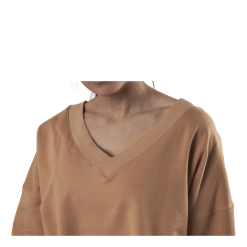 Nike Yoga Off-Mat Fleece V-Neck Pink/White -Billig Jakker butikk 09444 38 004