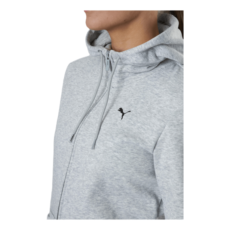 Puma Essential Small Logo Full-Zip Hoodie Tr Grey 4 Puma Essential Small Logo Full-Zip Hoodie Tr Grey - Bilde 4