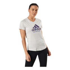 ADIDAS Run For The Oceans Graphic Tee Alumina