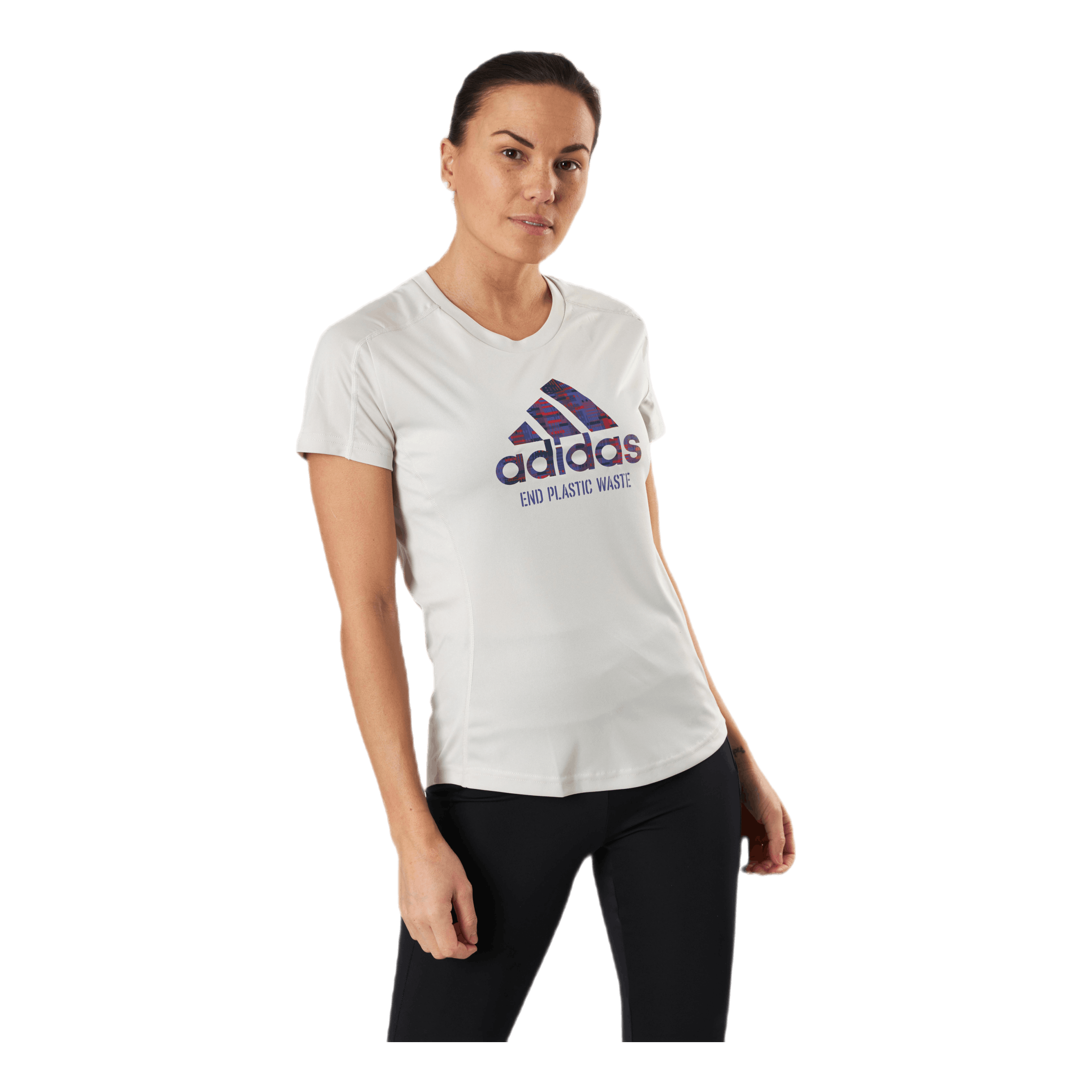 ADIDAS Run For The Oceans Graphic Tee Alumina 1 ADIDAS Run For The Oceans Graphic Tee Alumina