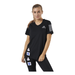 ADIDAS Run It Space Race Tee Soft W Black