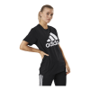 ADIDAS Essentials Boyfriend T-Shirt Black / White