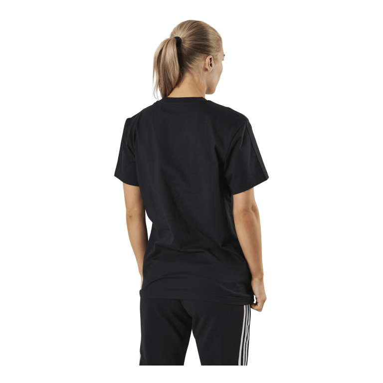 ADIDAS Essentials Boyfriend T-Shirt Black / White 3 ADIDAS Essentials Boyfriend T-Shirt Black / White - Bilde 3