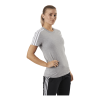 ADIDAS Essentials Slim T-Shirt Medium Grey Heather / White