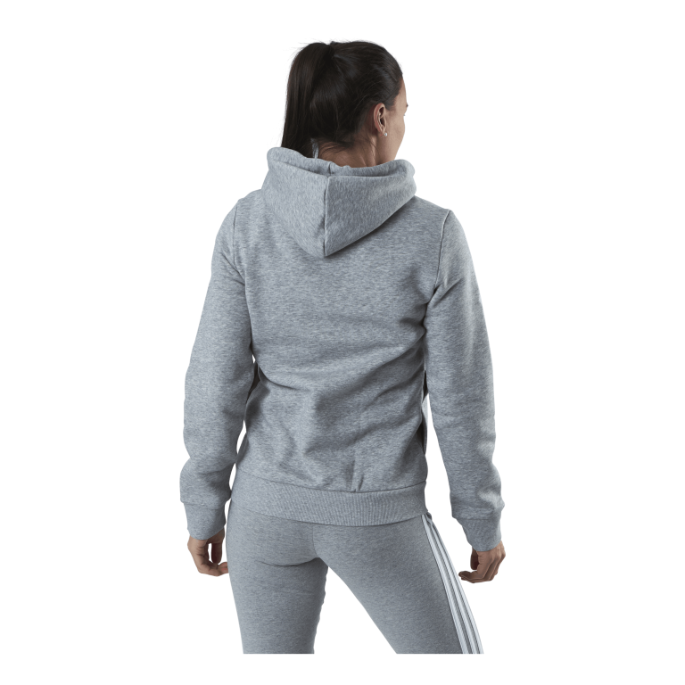 ADIDAS Essentials Hoodie Medium Grey Heather / White 3 ADIDAS Essentials Hoodie Medium Grey Heather / White - Bilde 3