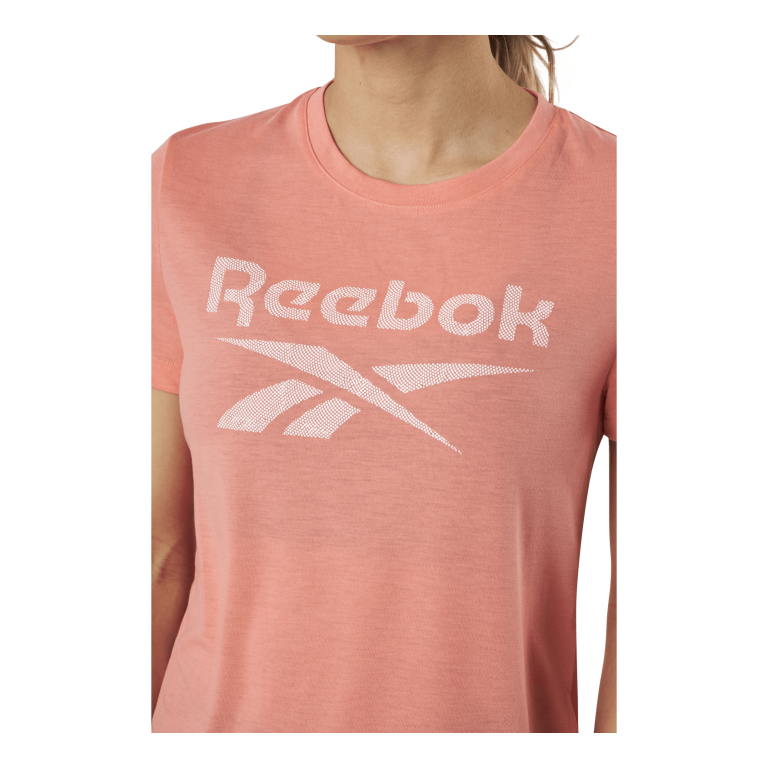 Reebok Wor Sup Slim Bl Tee Pink 4 Reebok Wor Sup Slim Bl Tee Pink - Bilde 4