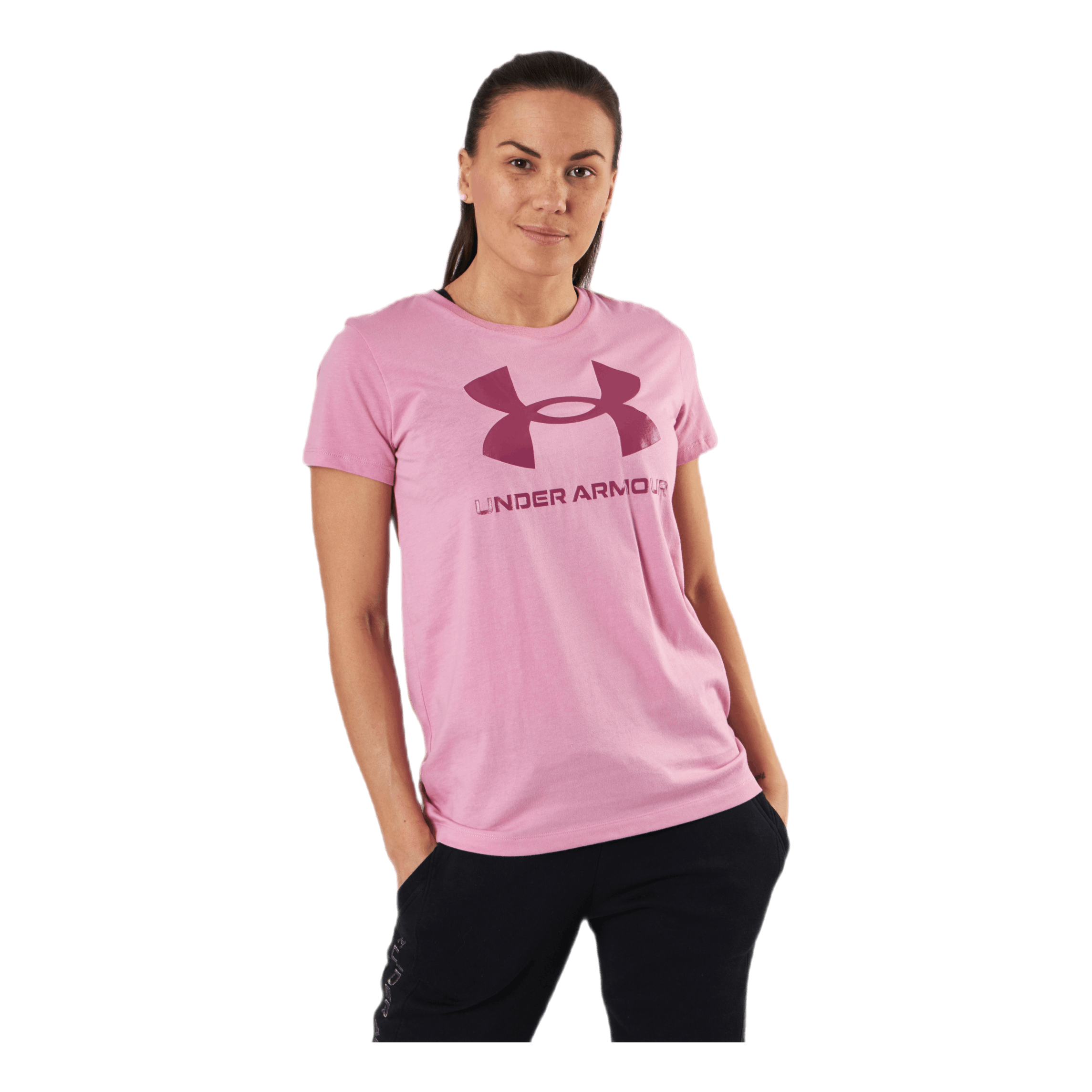 Under Armour Sportstyle Graphic SS Pink 1 Under Armour Sportstyle Graphic SS Pink