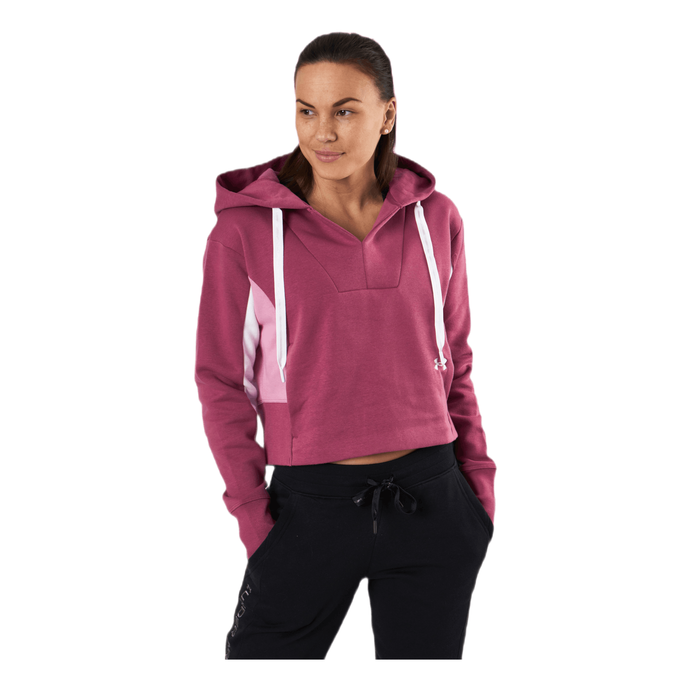 Under Armour Rival Fleece EMB Hoodie Pink 1 Under Armour Rival Fleece EMB Hoodie Pink