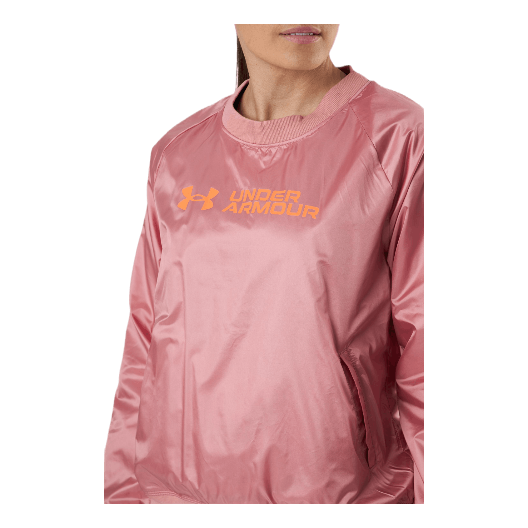 Under Armour Recover Woven Shine Crew Pink 4 Under Armour Recover Woven Shine Crew Pink - Bilde 4