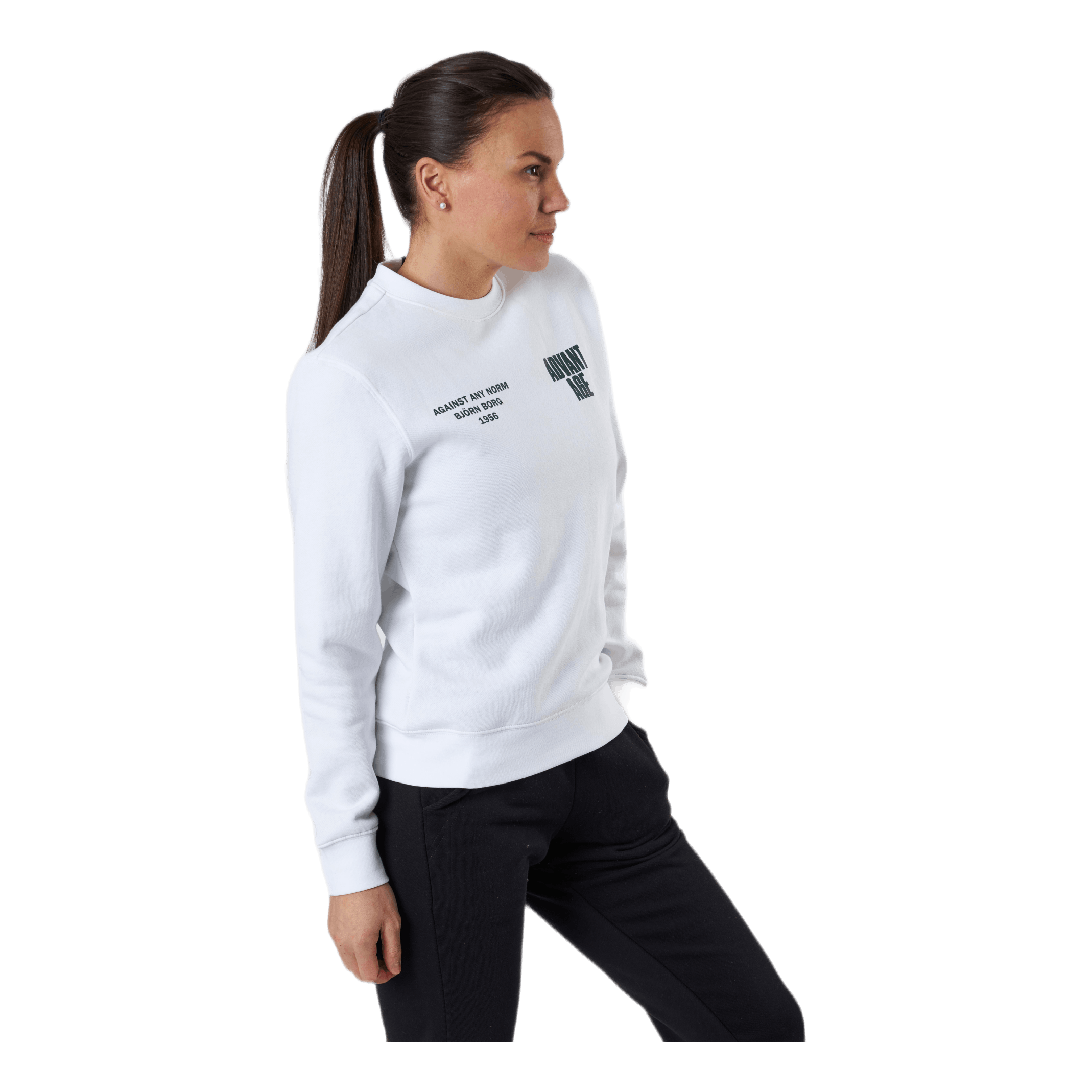 BJØRN BORG Maria Crew White 2 BJØRN BORG Maria Crew White - Bilde 2