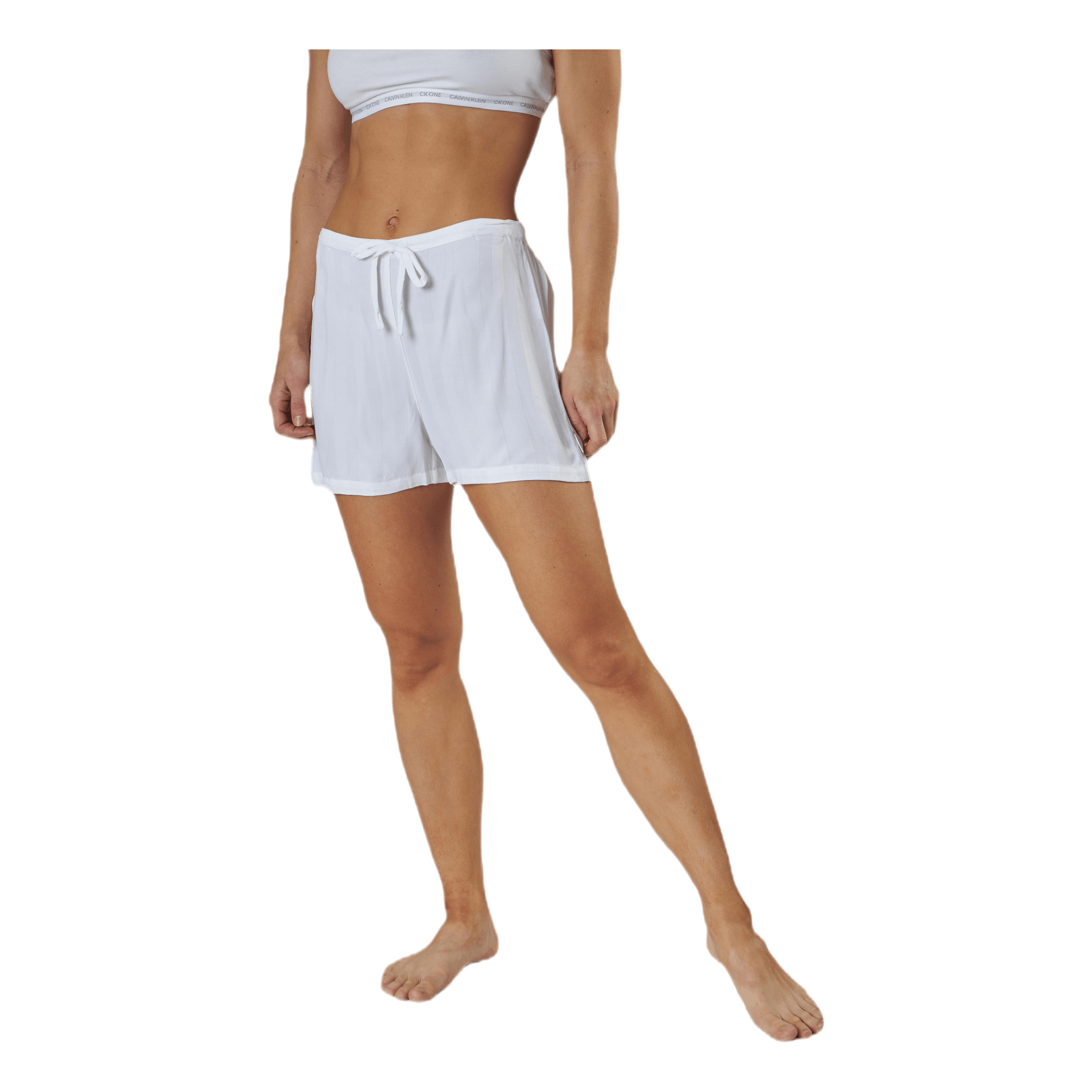 Calvin Klein Sleep Shorts White 1 Calvin Klein Sleep Shorts White