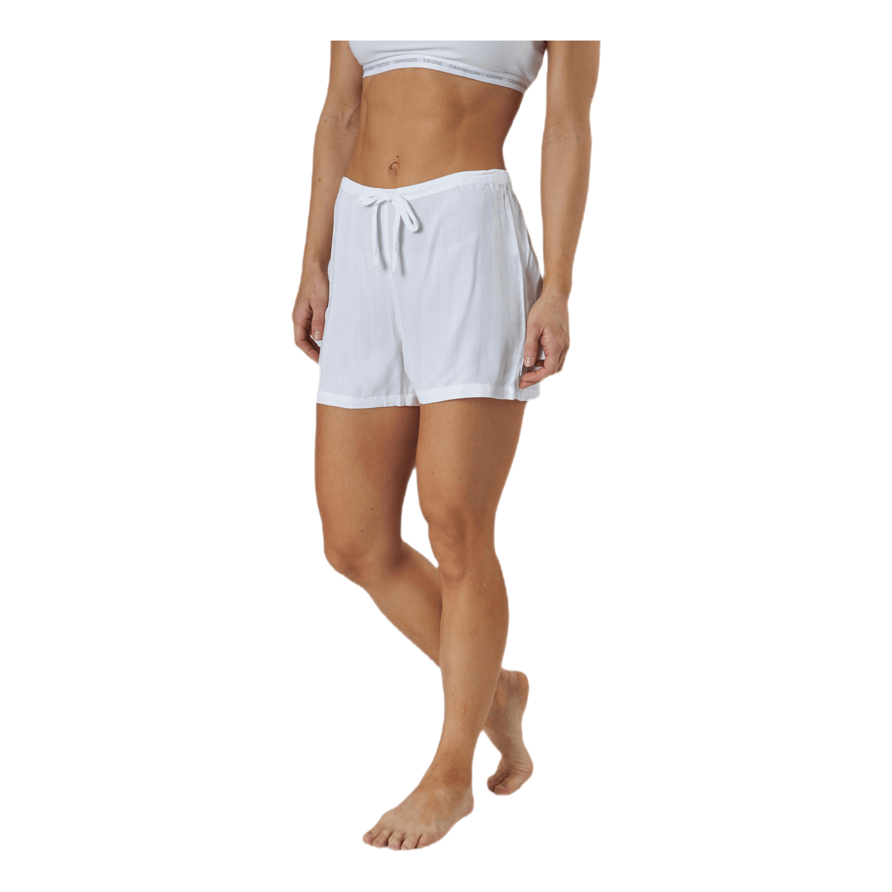 Calvin Klein Sleep Shorts White 2 Calvin Klein Sleep Shorts White - Bilde 2