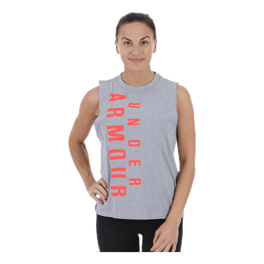 Under Armour Exploded Wordmark Muscle Grey 1 Under Armour Exploded Wordmark Muscle Grey