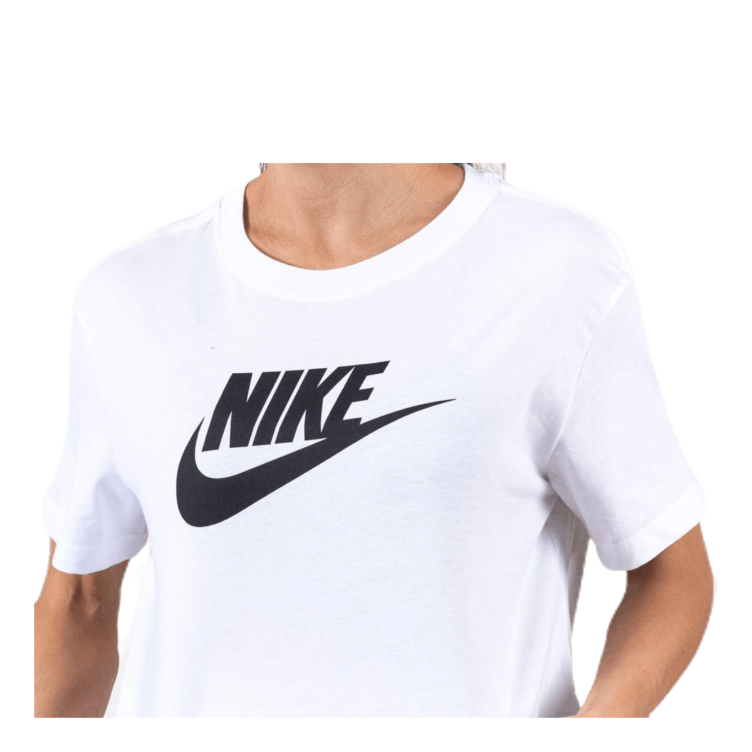 Nike Essential Icon Crop Futura Tee White/Black 7 Nike Essential Icon Crop Futura Tee White/Black - Bilde 7