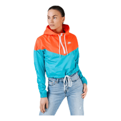 Nike Heritage Windbreaker Jacket Orange/Turquoise