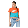 Nike Heritage SS Top Orange/Turquoise