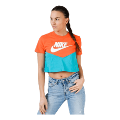 Nike Heritage SS Top Orange/Turquoise