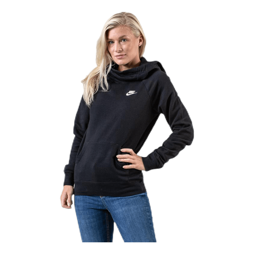 Nike Nsw Essential Hoodie White/Black 2 Nike Nsw Essential Hoodie White/Black - Bilde 2