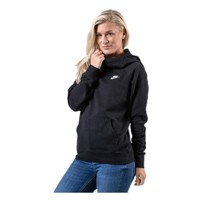 Nike Nsw Essential Hoodie White/Black 3 Nike Nsw Essential Hoodie White/Black - Bilde 3